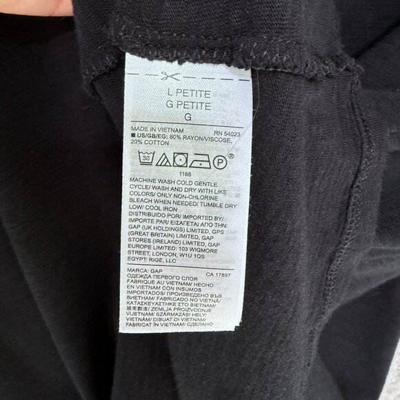 GAP Soft Slub Tie-Neck Top - Picture 5 of 5